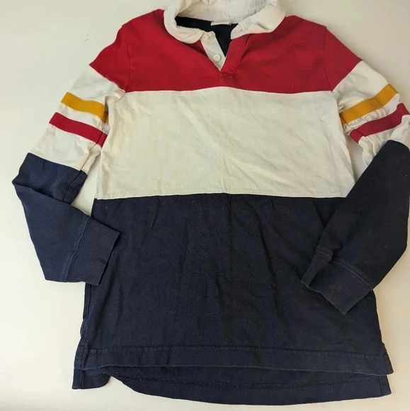 Hanna Andersson Colorblock Polo Shirt / 10 - Picture 4 of 4